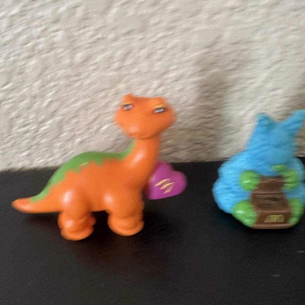 Vintage 1985 McDonald's Happy Meal Dinosaurs‎ Tinosaur Lot Of 3 Avis Enterprises - Picture 2 of 9